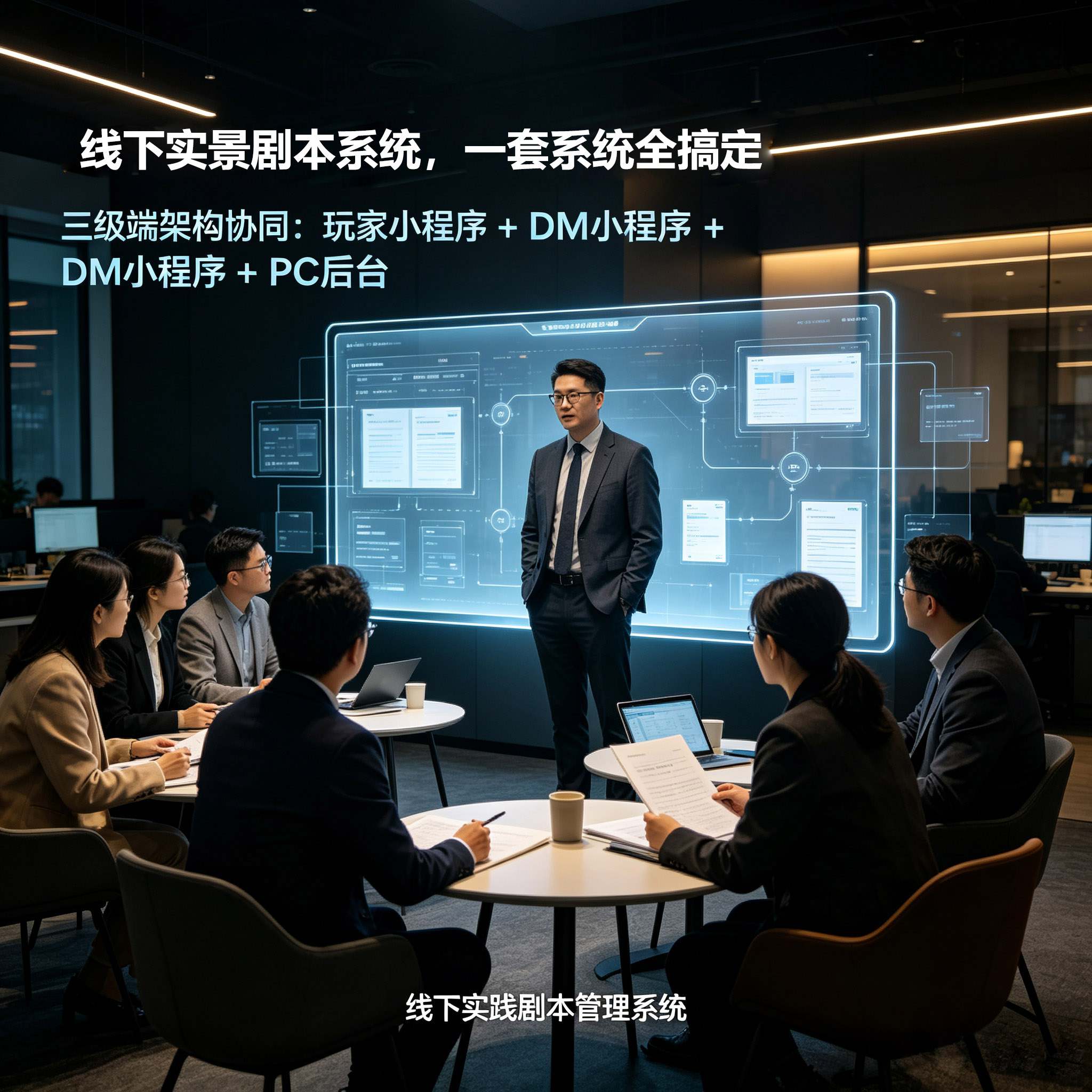 线下实景剧本杀管理系统平台