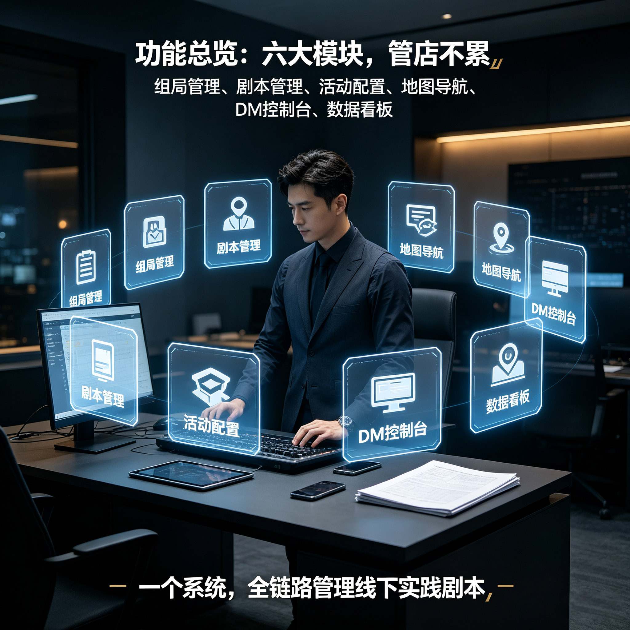 线下实景剧本杀管理系统平台