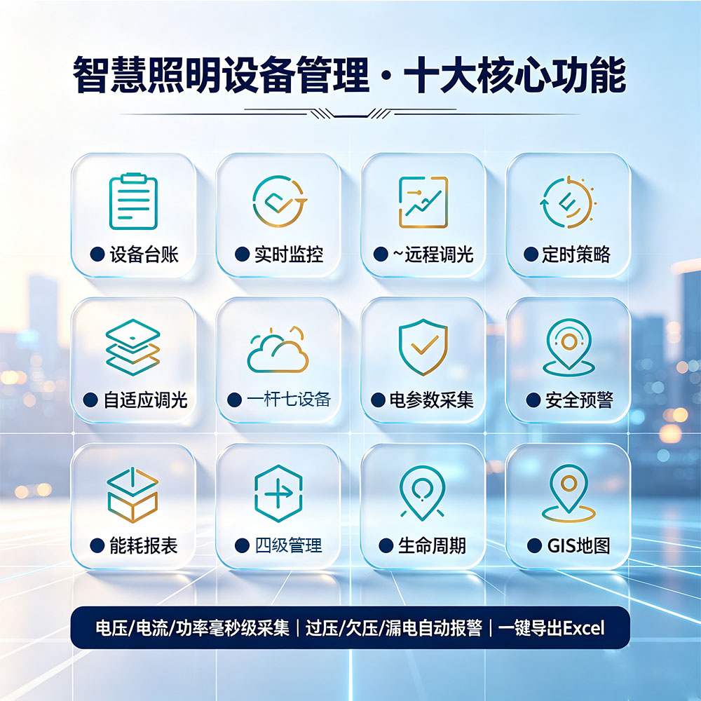 智慧路灯控制管理系统