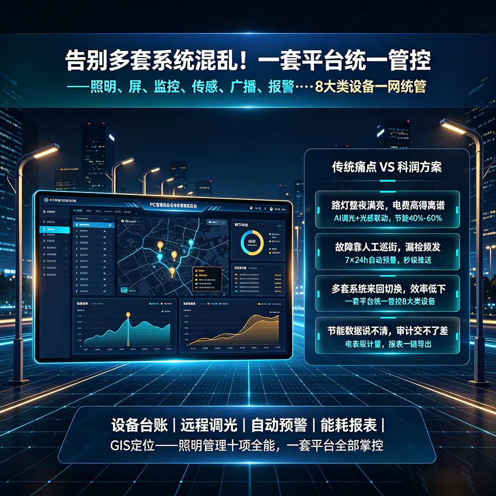 智慧路灯控制管理系统
